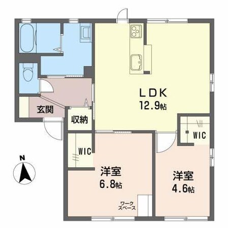 アミューズメント銀鈴Cの物件間取画像